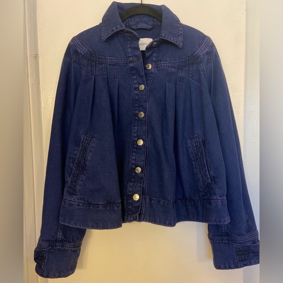 NWT Merlette Easton Denim Jacket Cobalt Blue Size XS - Picture 4 of 12